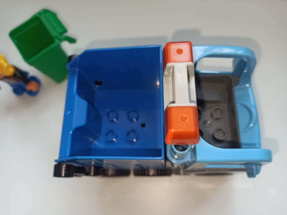 Klocki niebieska śmieciarka Lego Duplo