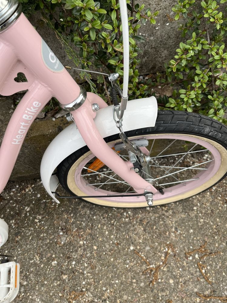Rower Sun Baby Heart Bike 16" Różowy