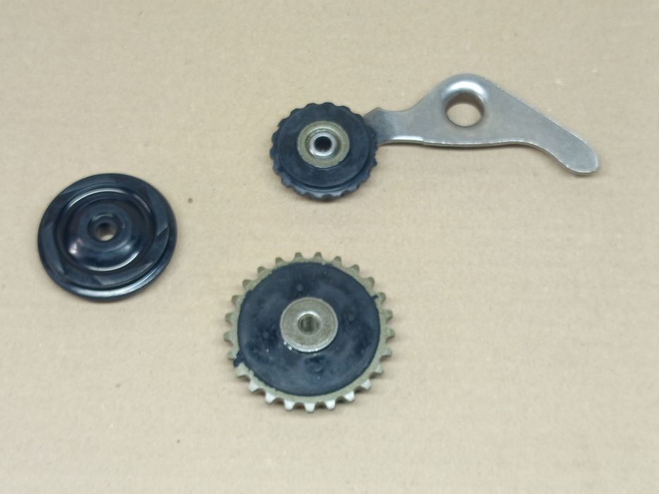 Комплект ГРМ мопеда Альфа Дельта натягувач, ролики, ланцюг