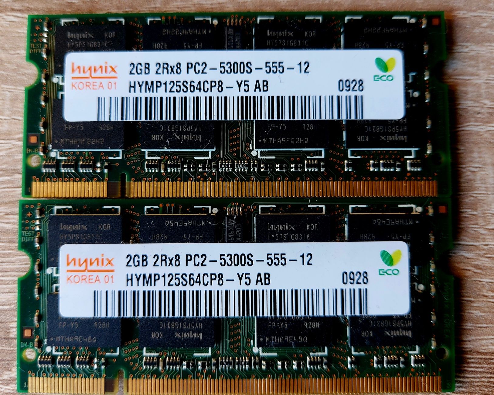 Memória portátil DDR2 4GB 2x2GB