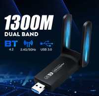 Adapter WiFi USB 3.0 BT 4.2 Dual Band  2.4 /5 Ghz