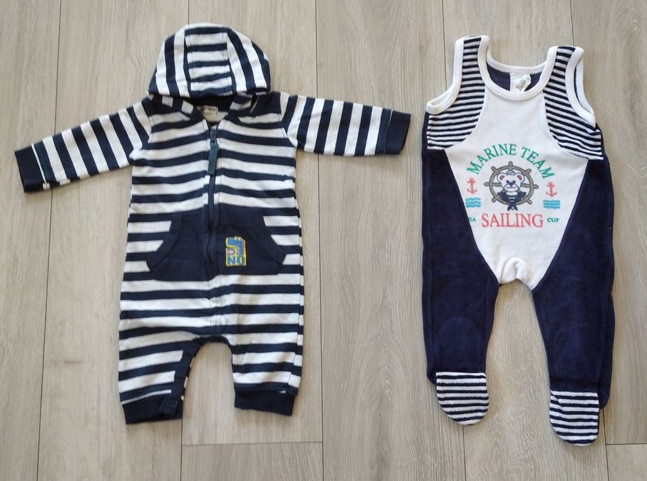 Ogromna paczka ubranek dla chłopca rozmiar 68