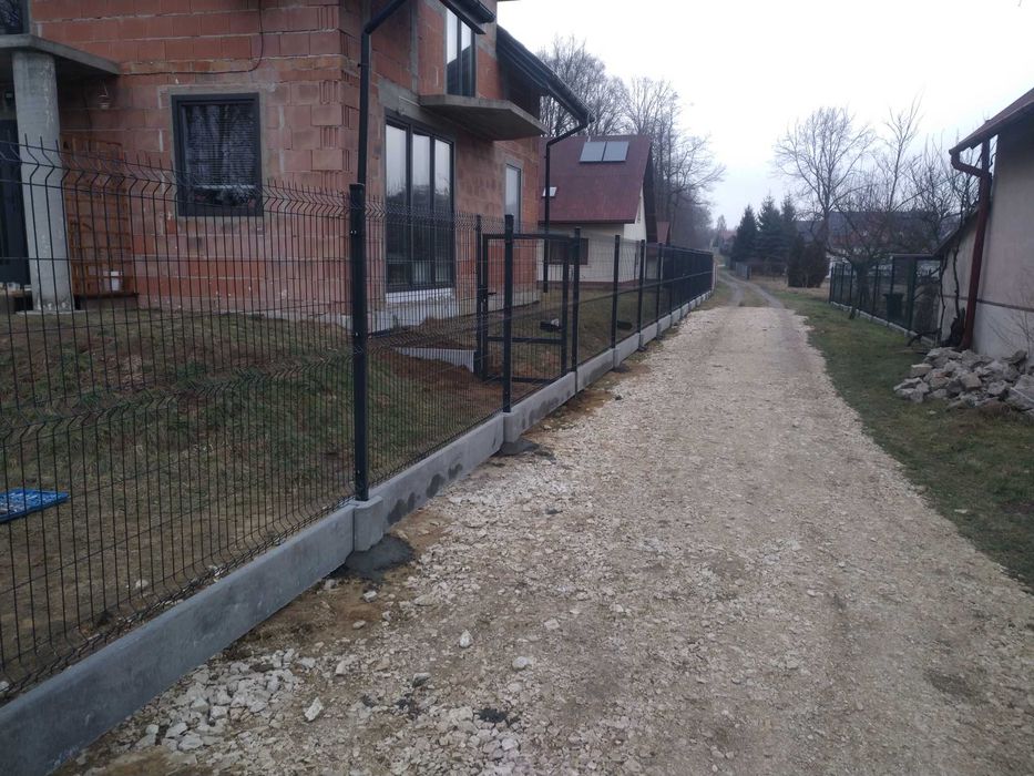 Kompletne Ogrodzenie Panelowe 153cm fi 4mm