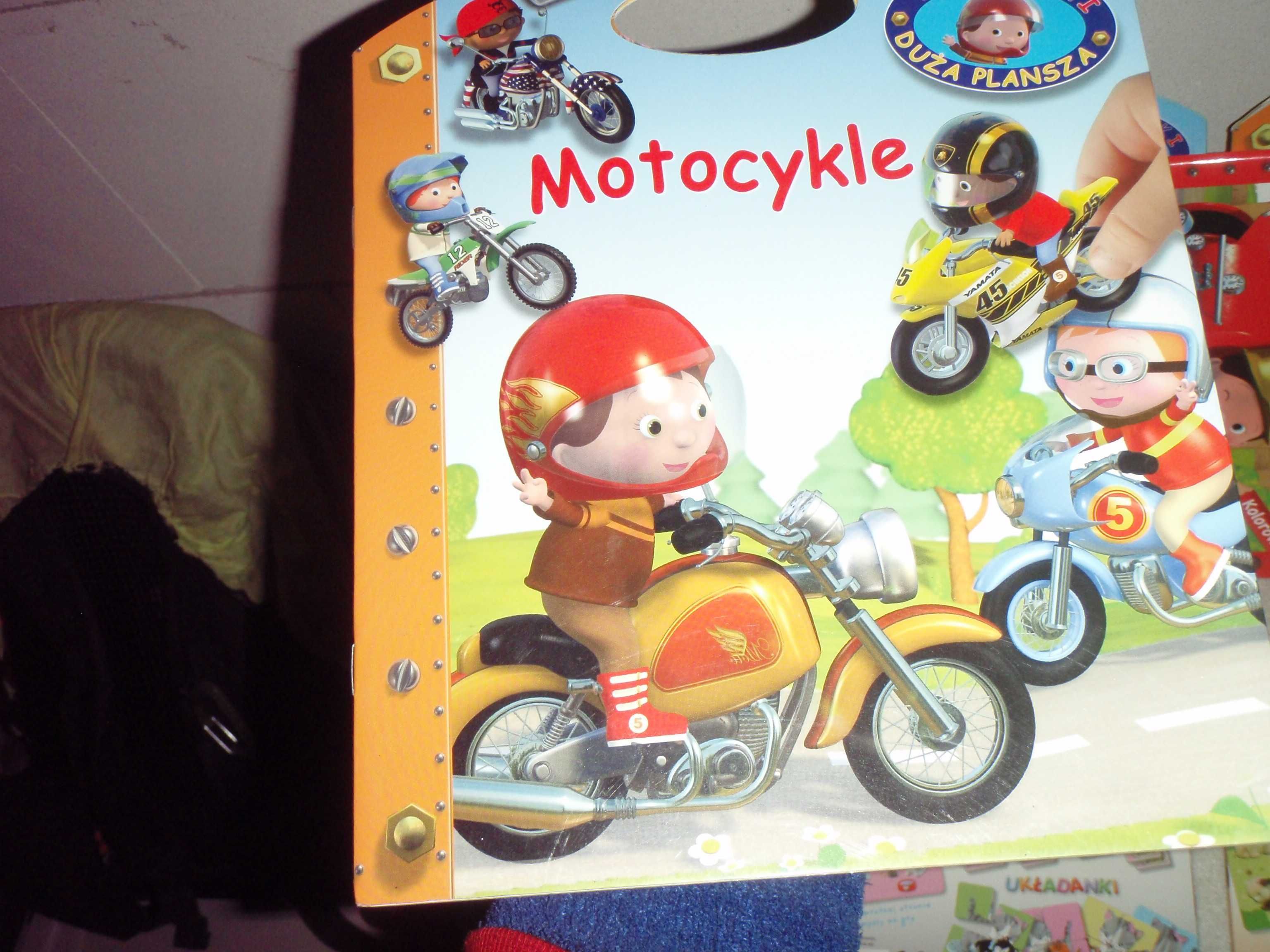 Mały Chłopiec : Motocykle duża plansza + naklejki