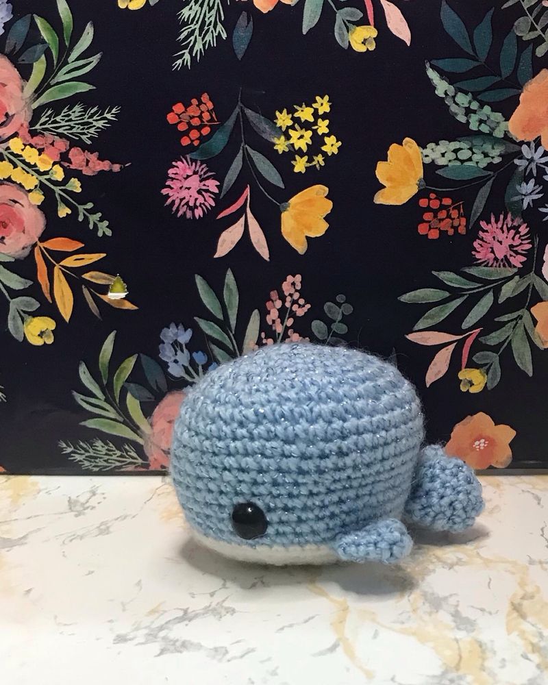 Baleia amigurumi