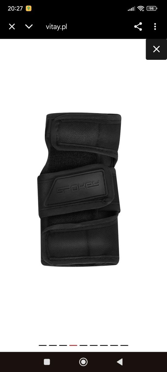 Ochraniacze Spokey Shield Pro czarne