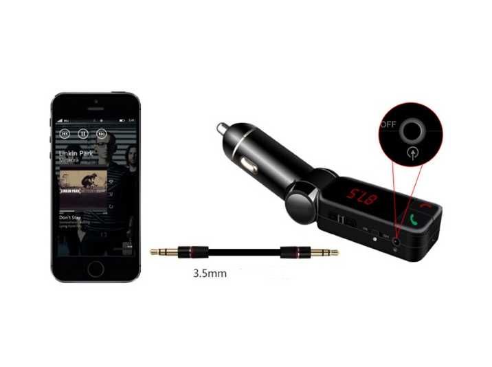 Modulator FM CAR ALTMIR BC06 Bluetooth z 2 ładowarkami USB ttst667