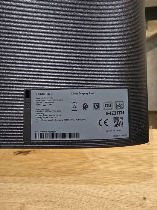 Monitor SAMSUNG 27 cali matowy LED jak nowy
