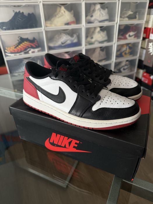 Air Jordan 1 retro low OG black toe tamanho 42,5