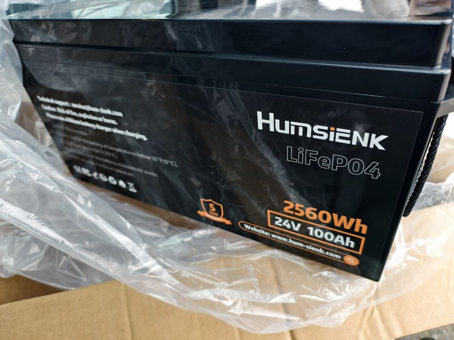 Lifepo4 Humsienk  2560 ват 24v 100ah