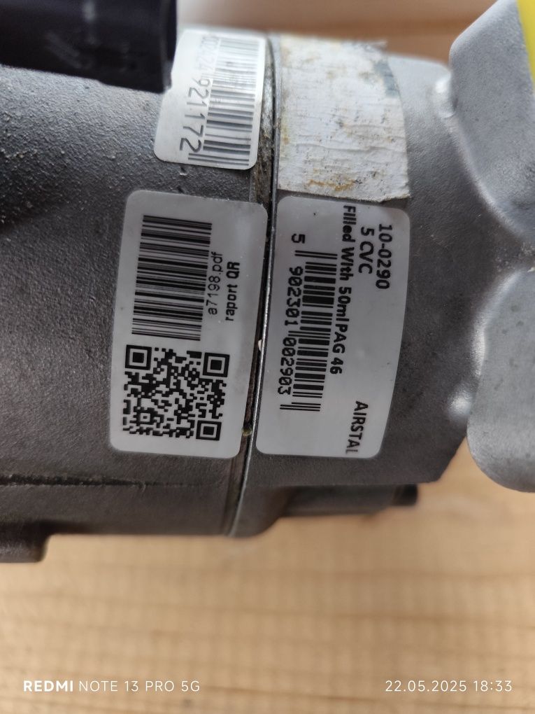 Kompresor klimatyzacji nissan Qashqai Renault Dacia Subaru