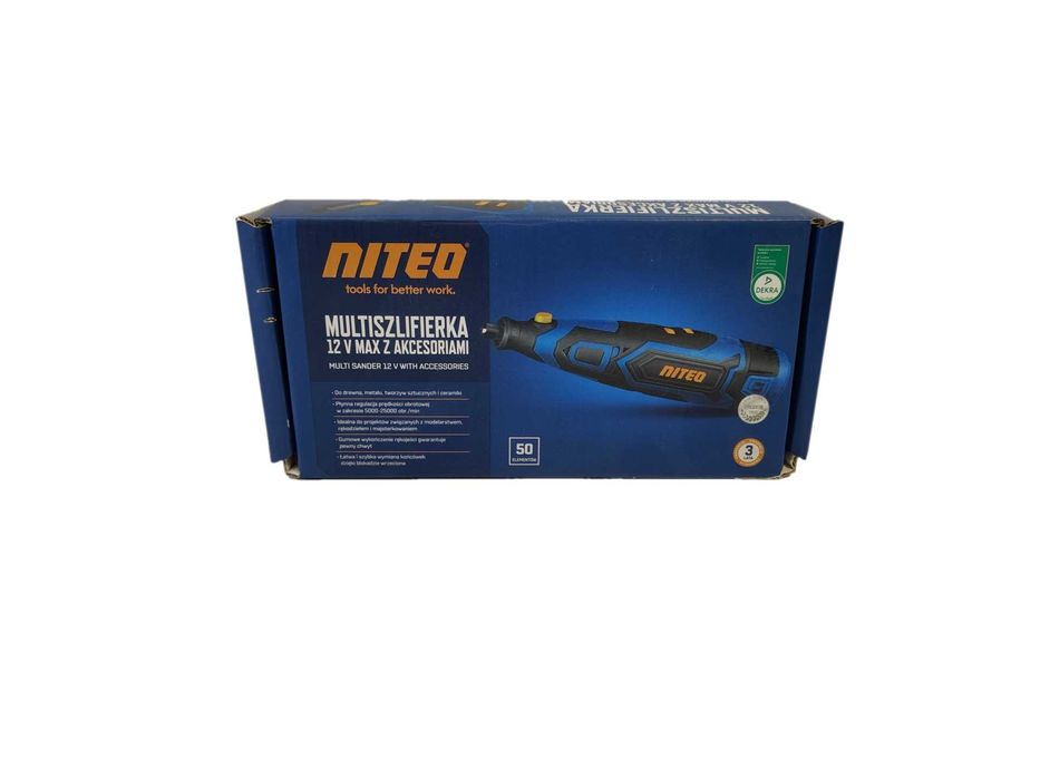 Multiszlifierka Akumulatorowa 12V Niteo Z Akcesoriami 1300mah