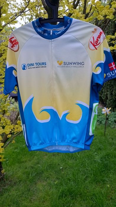 Zestaw  Koszulka z krótkim rękawem oraz kamizelka rowerowa, Roz. XS-XL