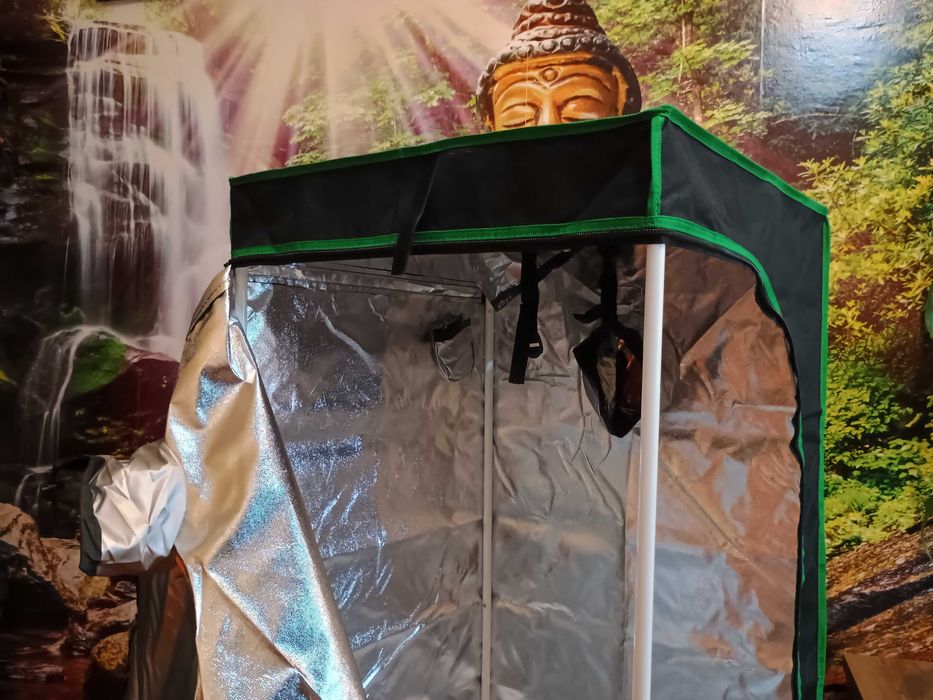Growbox 60x60x140 zioła cbd thc pomidory papryka foliak szklarnia led