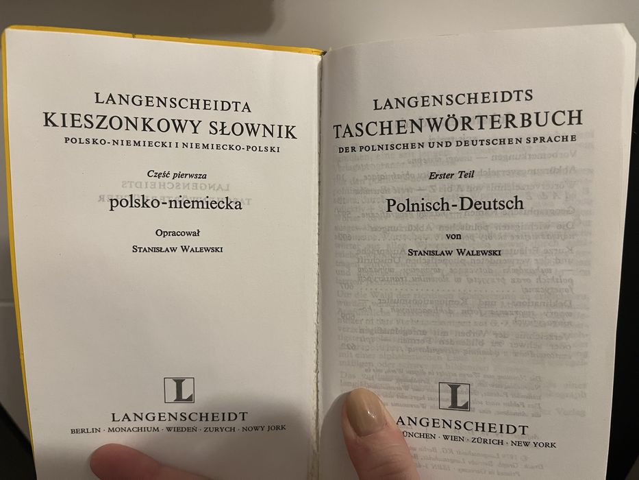 Słownik polsko- niemiecki niemiecko-polski