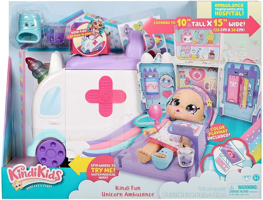 Кинди Кидс Скорая помощь, больница Kindi Kids Unicorn Ambulance