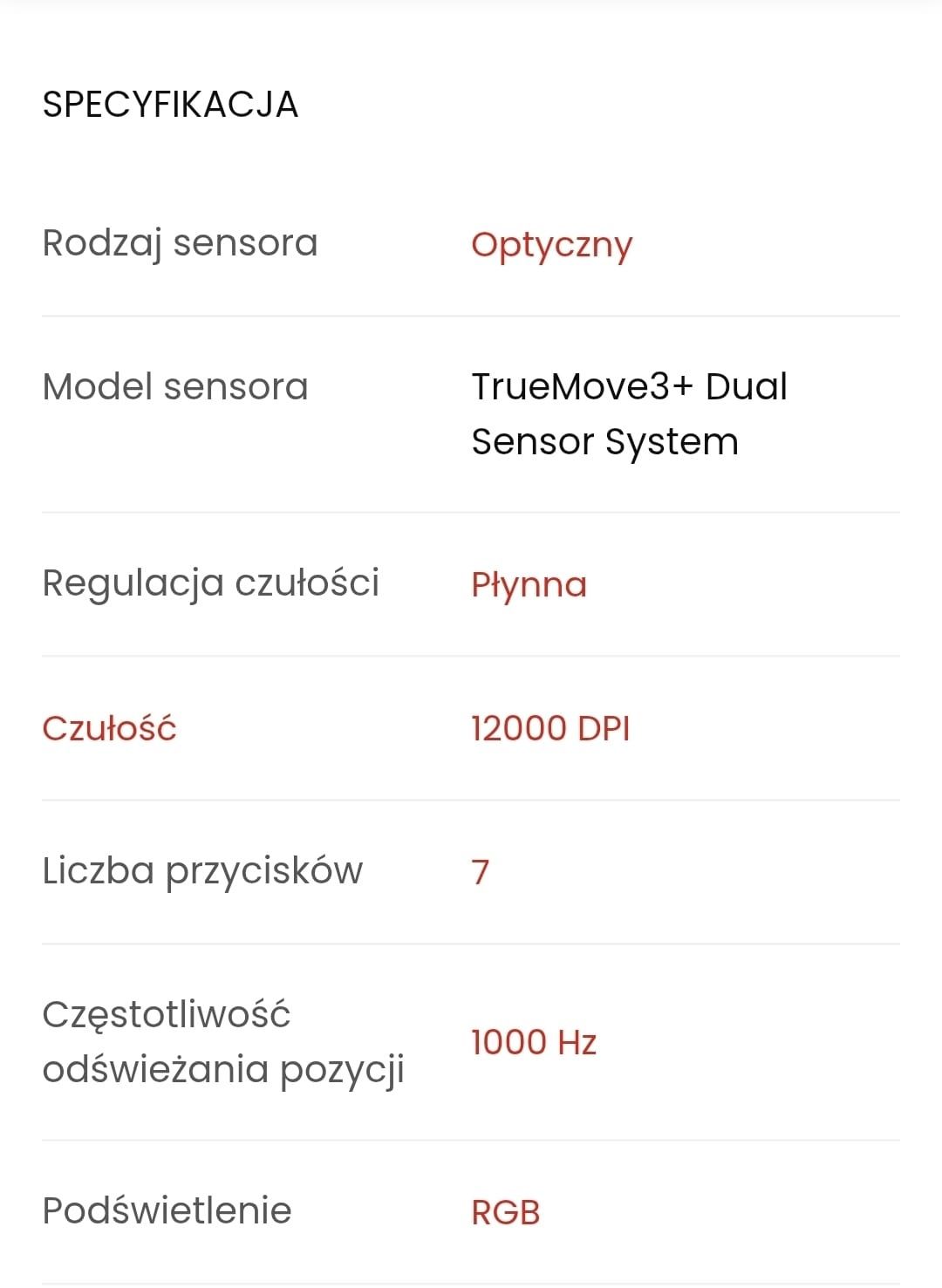 Myszka gamingowa Steelseries Rival 600.