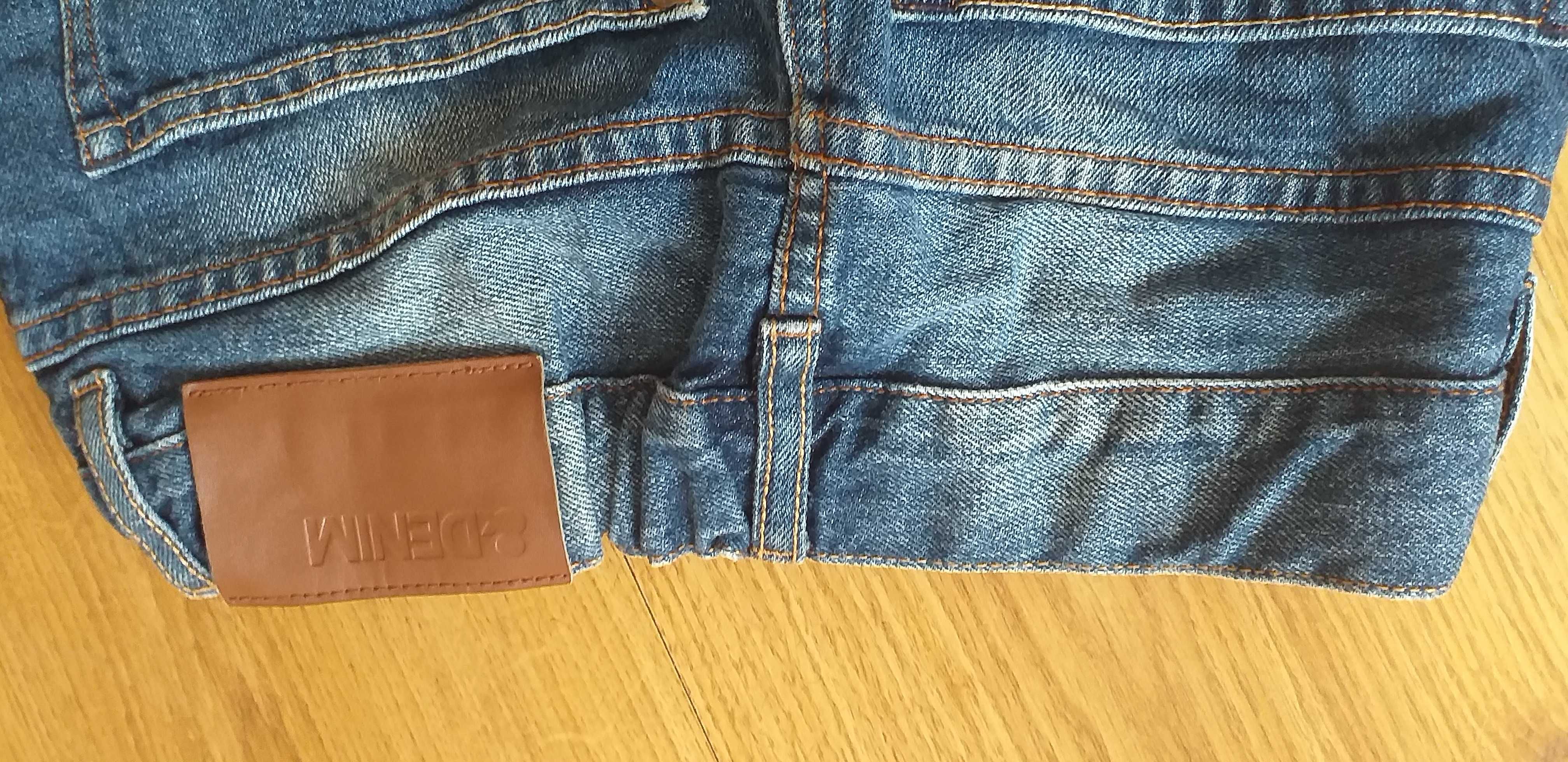 krótkie spodenki 140cm DENIM H&M