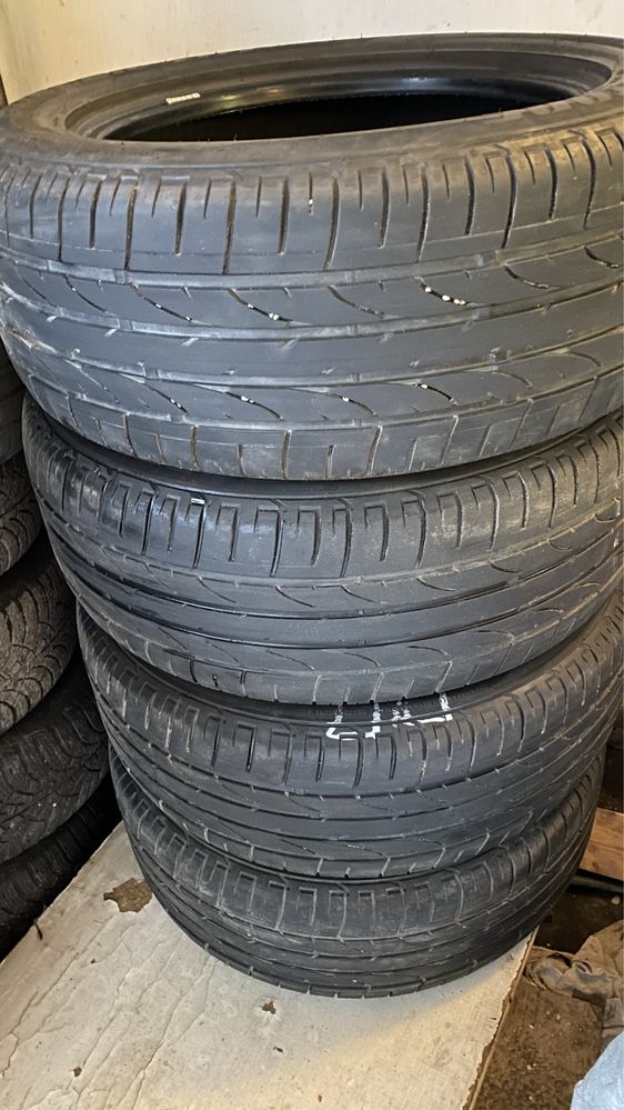 Шини Bridgestone Dueler H/P Sport 235/55 R17, Б/У  5-6 мм,літня.