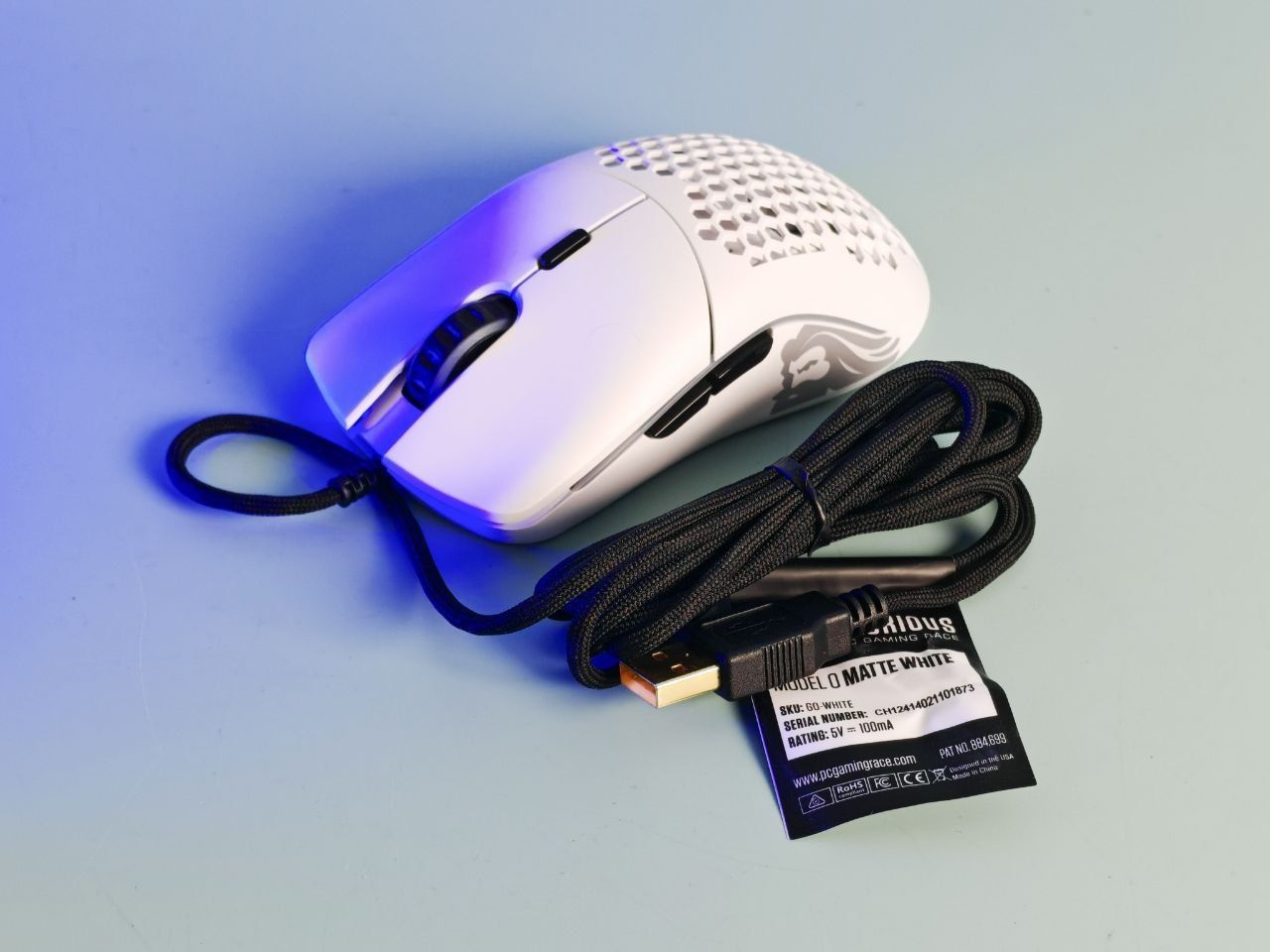 Миша -Миша для ПК- Комп'ютерна Мишка-Мышь Glorious Model O RGB USB Whi