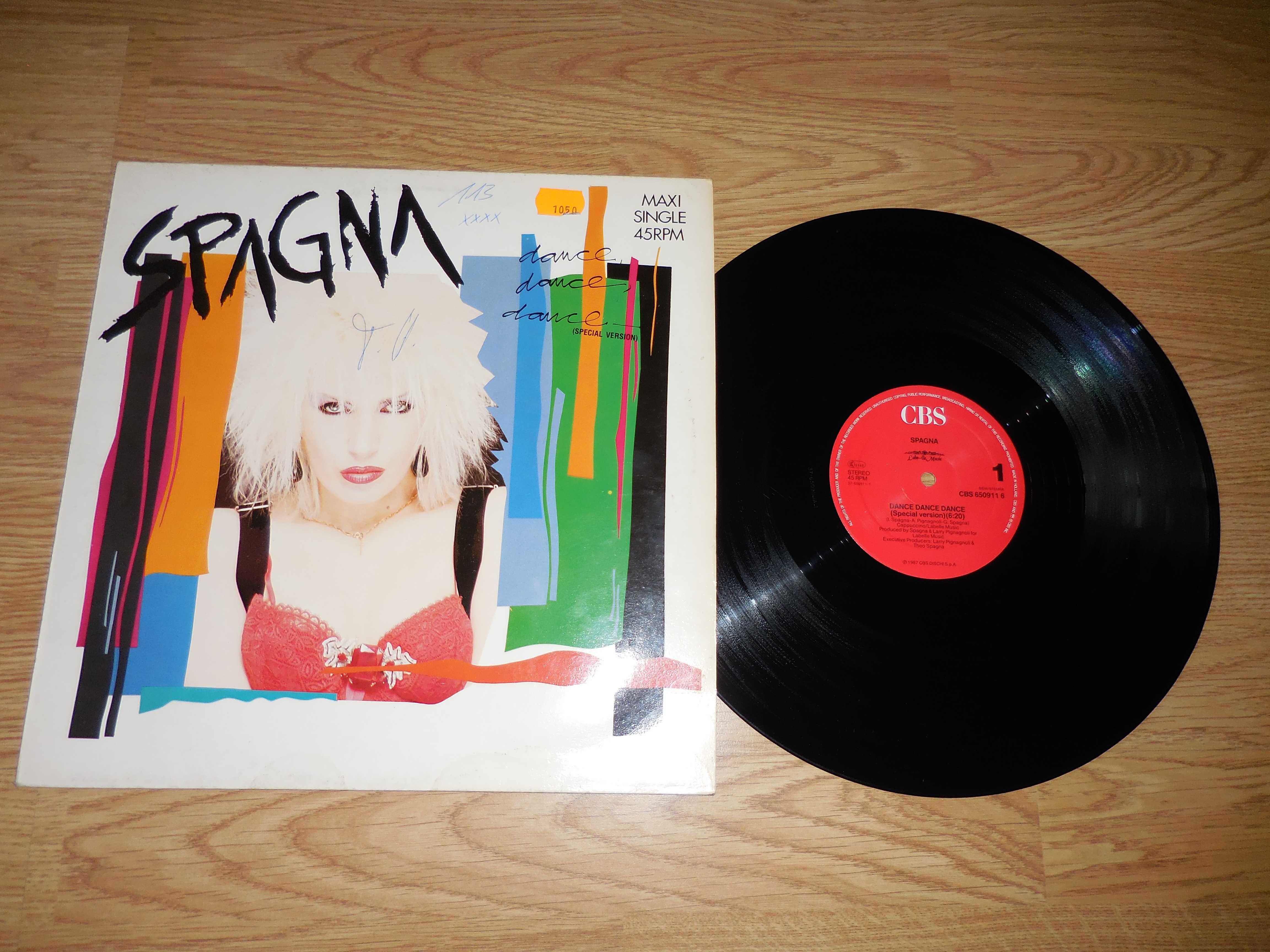 SPAGNA 'Dance dance dance'. - MAXI - Italo-disco