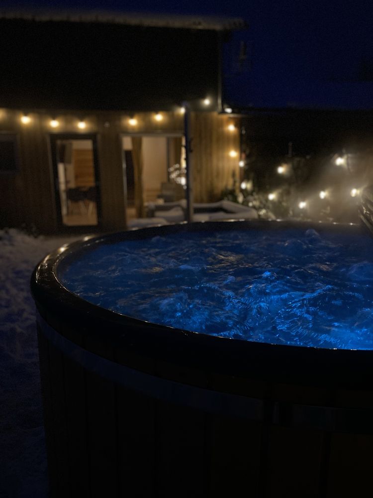 Domek całoroczny, letniskowy „STODOŁA 2” z balia, jacuzzi