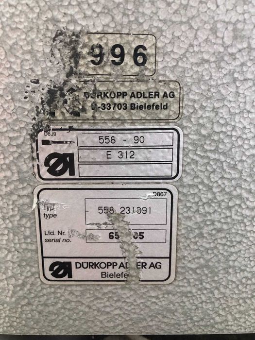 Dziurkarka Odzieżowa DURKOPP ADLER 558