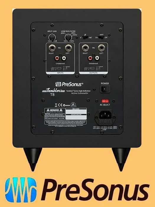 Сабвуфер PreSonus T8/T10 — для студії й дому + гарантія