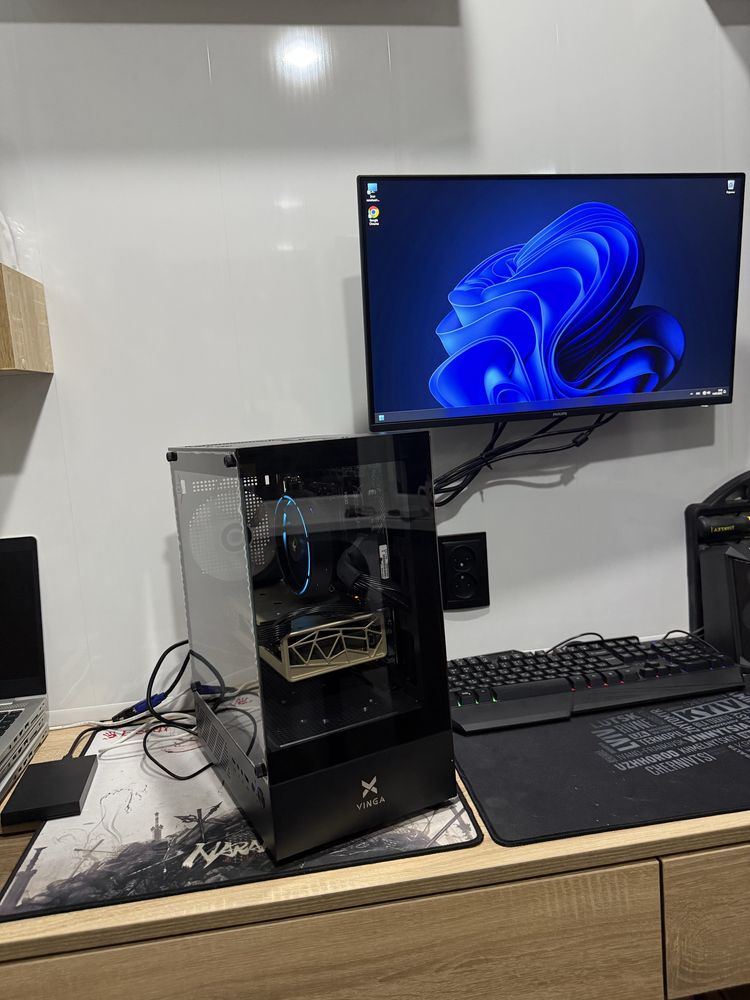 Ігровий пк Системний блок Ryzen 5600+16 ddr4+MSI GOLD RX 5700 xt