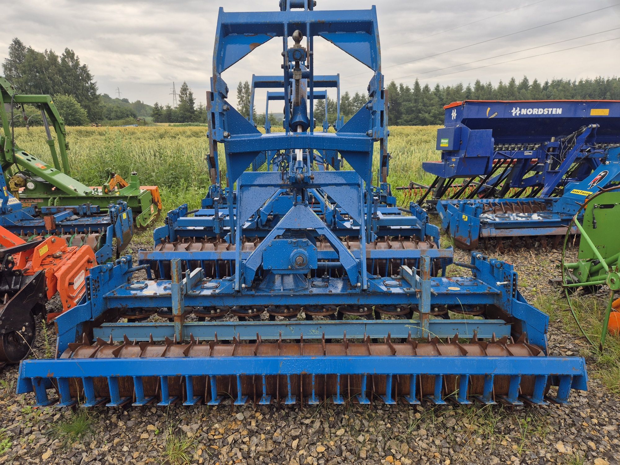 Rabe Werk MKE 2.5m brona wirowa import,  nowe Zęby , Włóka kuhn
