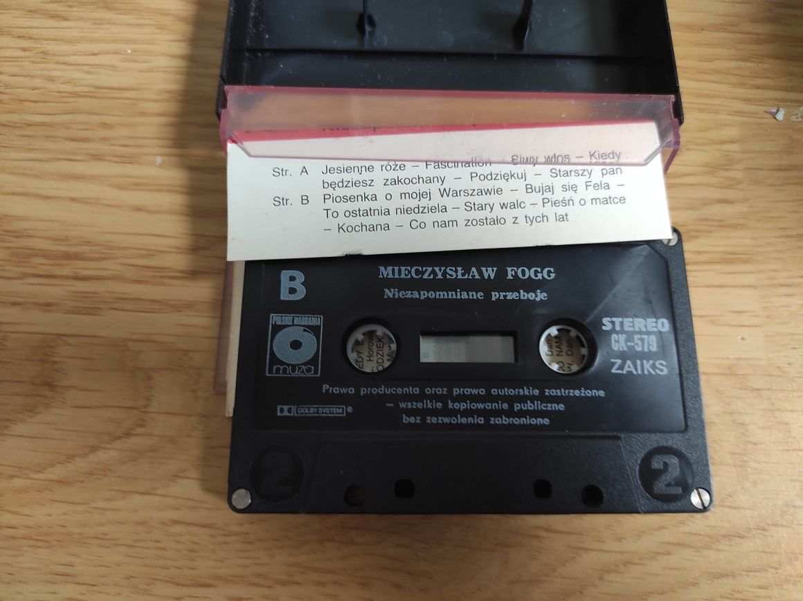 Mieczysław Fogg kaseta magnetofonowa