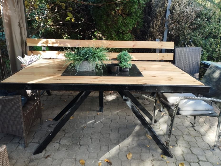 Ławka ogrodowa + stół