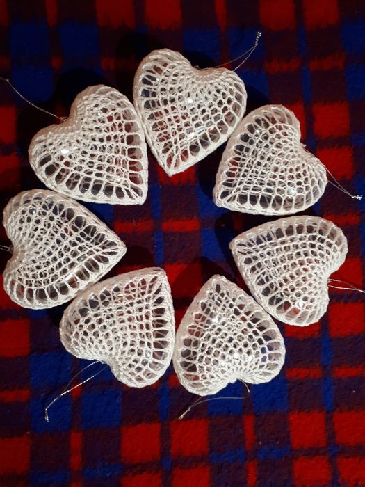 Serce bombka akrylowa