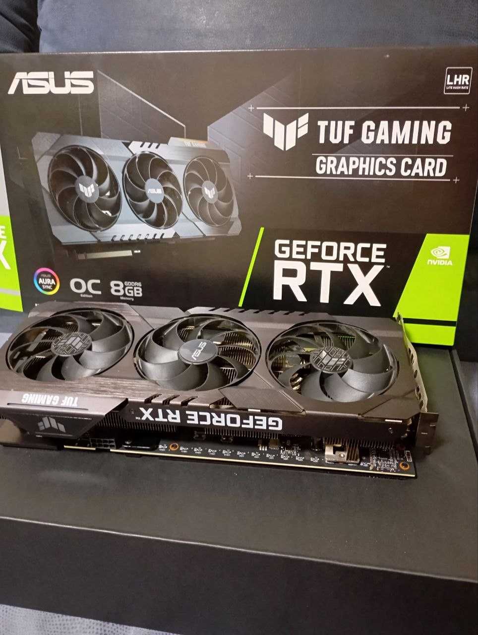 Гральна відеокарта  GeForce TUF RTX 3060TI -08G-V2-GAMING