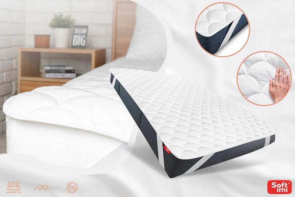 Nakładka na materac 140x200 TOPPER Nawierzchniowy Soft ini Super cena