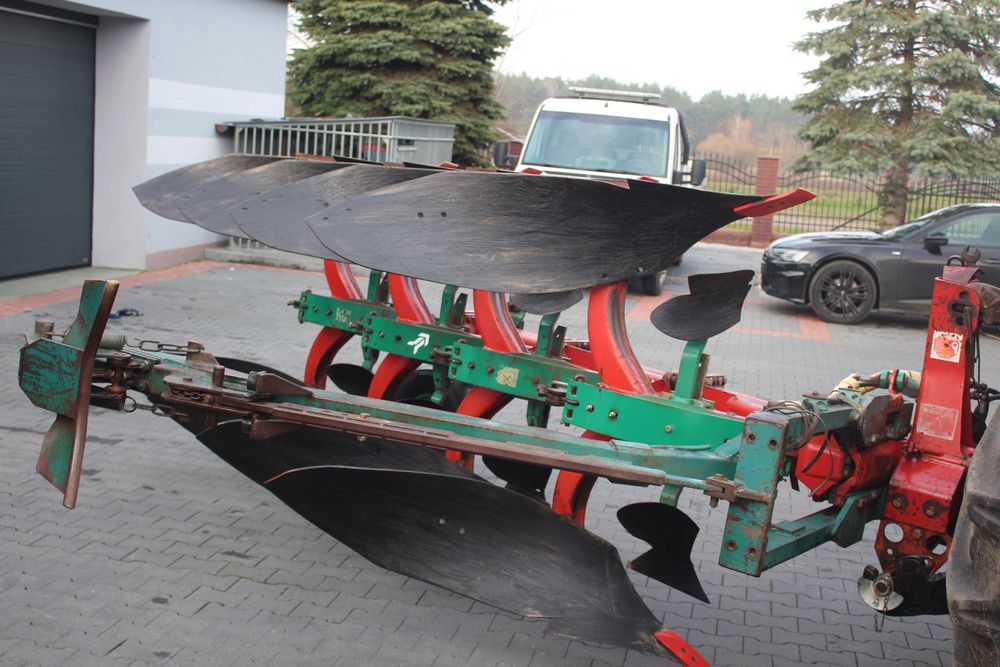 Pług Kverneland 4 skibowy Obrotowy 16 cali, Duże Odkładnie