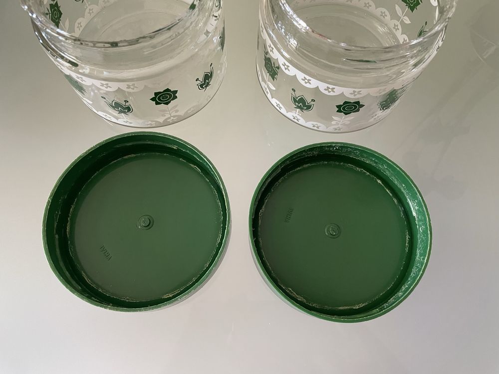 Conjunto de frascos de cozinha vintage