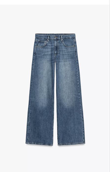 Джинсы zara wide-leg