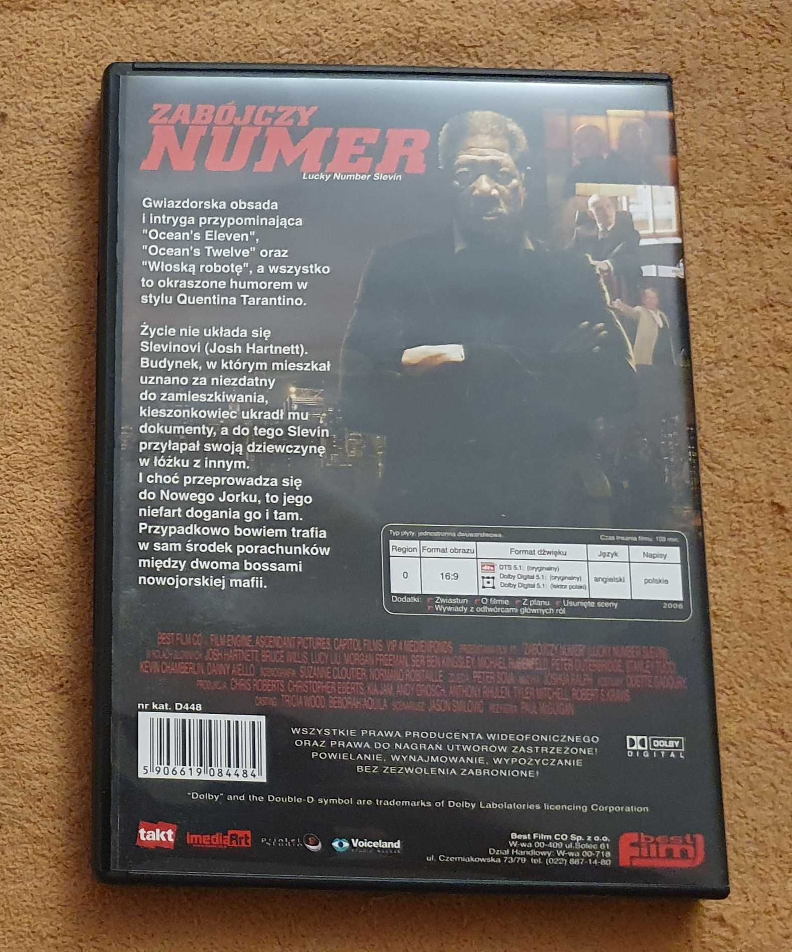 Film DVD: "Zabójczy numer" -napisy PL