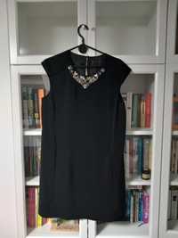 Sukienka Zara r M czarna elegancka