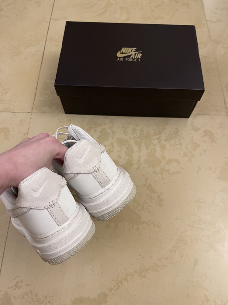 Кроссовки Nike Air Force 1 Low Luxe Triple White Gore-Tex Оригинал