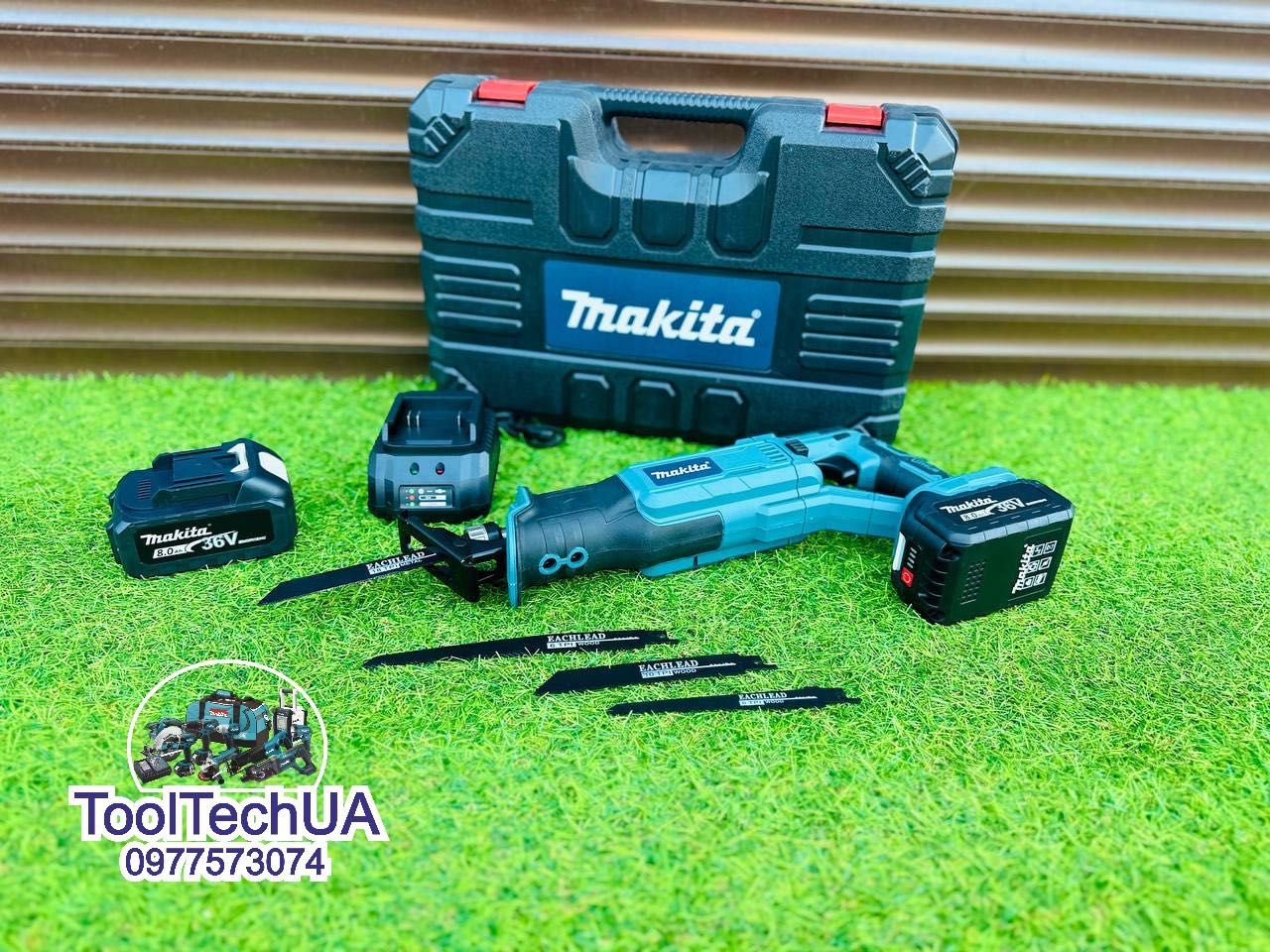 Аккумуляторная Сабельна пила Makita DJR186 Шабельна пилка 36V/8Ah