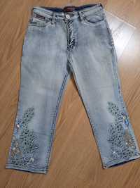 Spodnie damskie jeansy 3/4