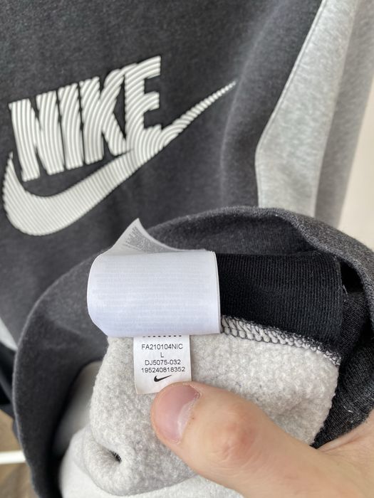 Світшот чоловічий Nike M NSW Hybrid FLC CREW BB оригінал