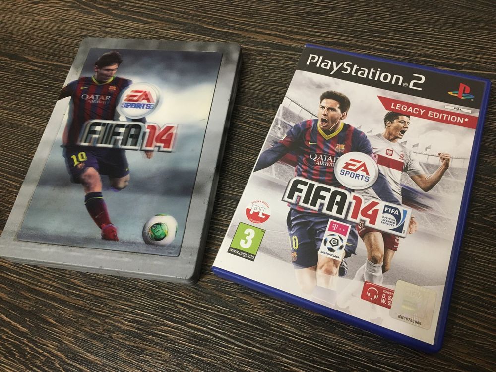 FIFA 14 ps2 PL steelbook SUPER STAN playstation 2