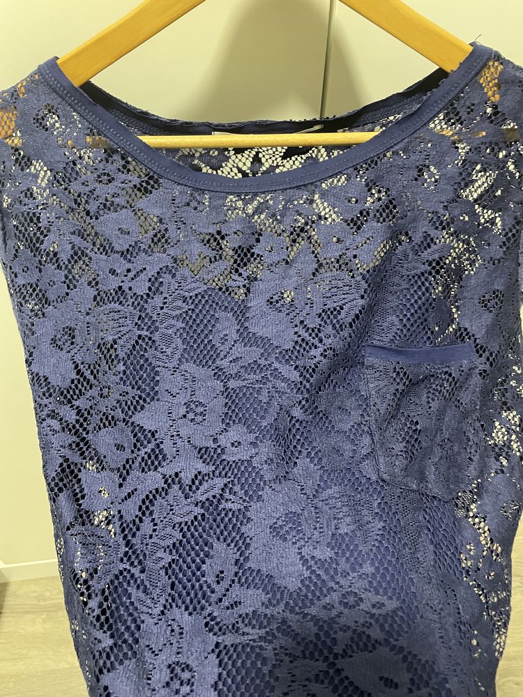 Camisa renda Stradivarius