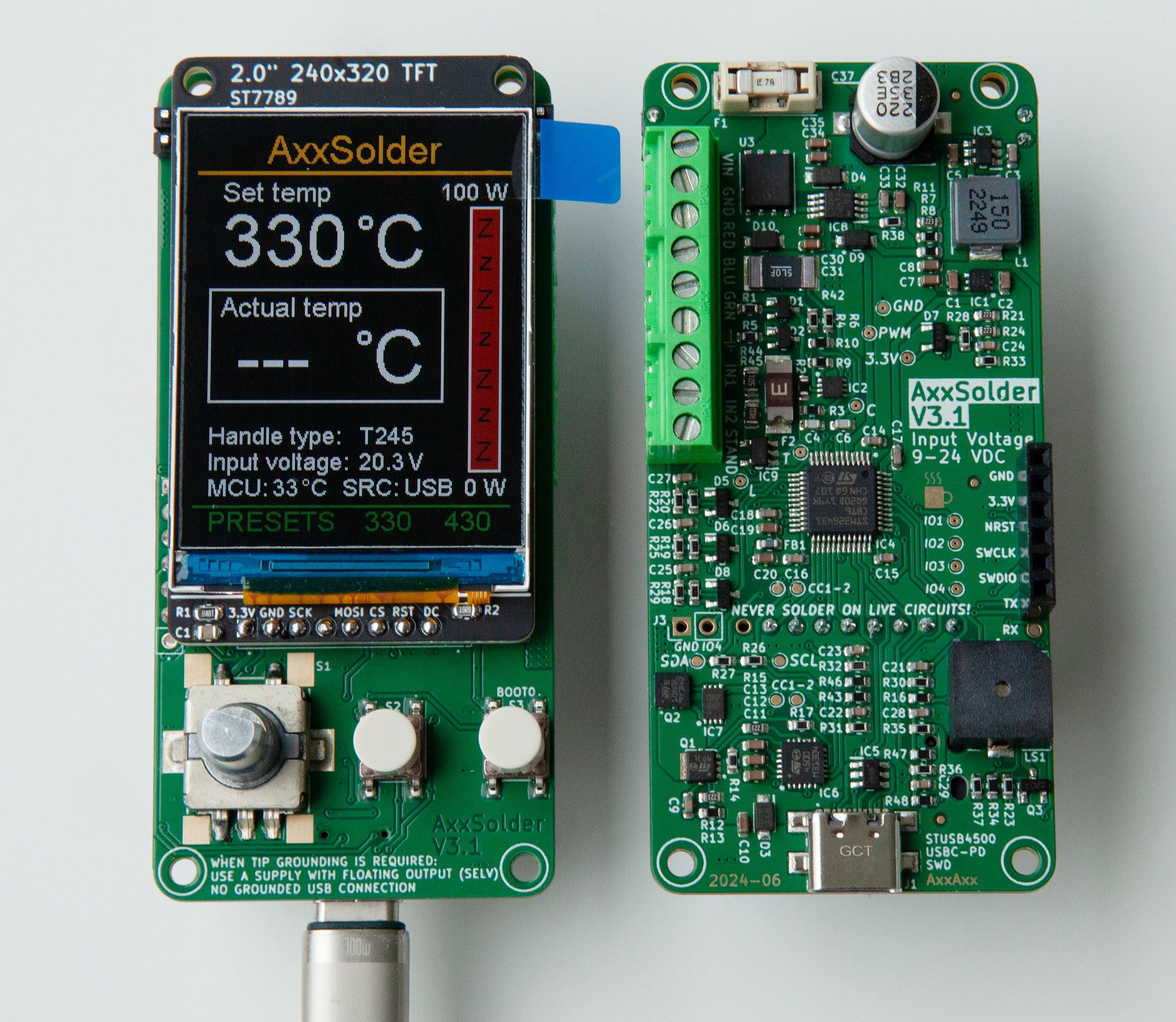 AxxSolder JBC паяльна станція (Плата)