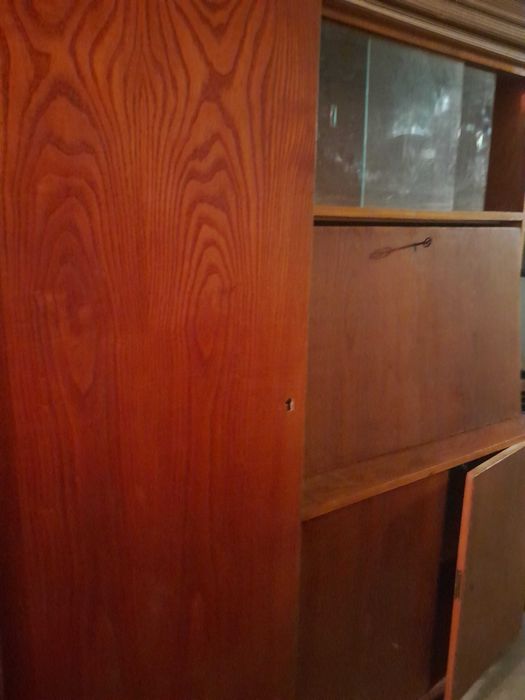 meble drewniane PRL-UNIKAT(szafa, bieliźniarka+sekretarzyk)