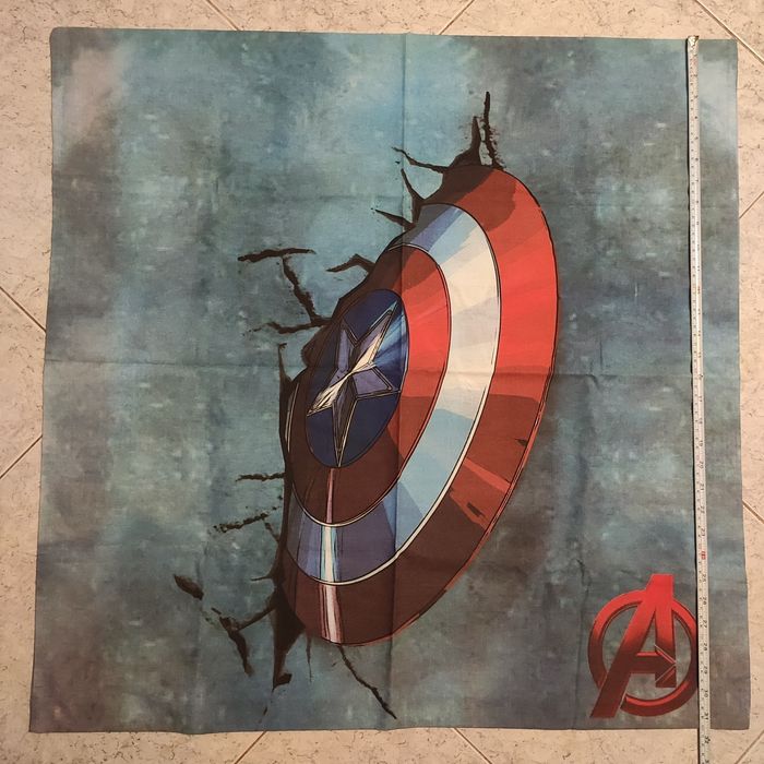 Fronha 80x80 | Avengers Guerra Civil | Escudo Capitão América