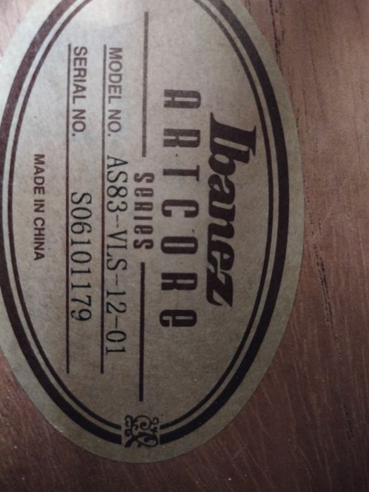 Ibanez AS83 c/ hardcase